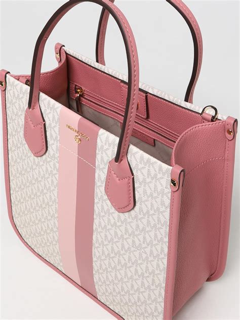 michael kors outlet pink purse|michael kors pink canvas tote.